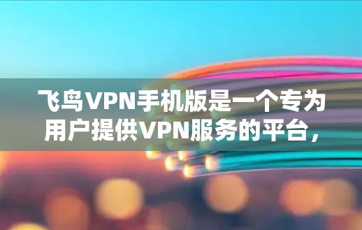 飞鸟VPN手机版是一个专为用户提供VPN服务的平台，旨在为用户提供安全、可靠和高效的网络连接。以下是一些关于飞鸟VPN手机版的详细信息